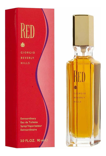 Perfume Giorgio Beverly Hills Red Edt 90 Ml Para Mujer