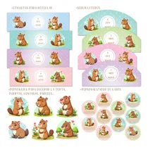 Comprar Capibara - Carpinchos Kit Imprimible Personalizado Candy Bar