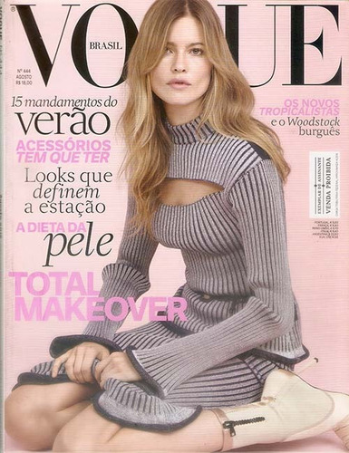 Revista Vogue Brasil Dieta Da Pele Total Makeover 08 / 2015.