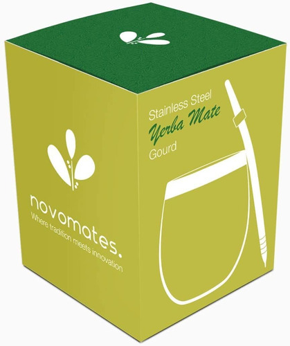 Taza Yerba Mate De Acero Inoxidable De Doble Pared Con ...