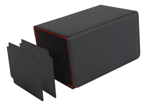 Caja De Baraja De Cartas Coleccionables, Caja Negro Y Rojo