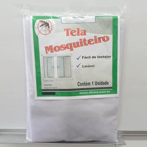 Imagem 2 de 8 de Tela Mosquiteiro Para Janelas 1,00 X 1,00 M Velcro Lavável
