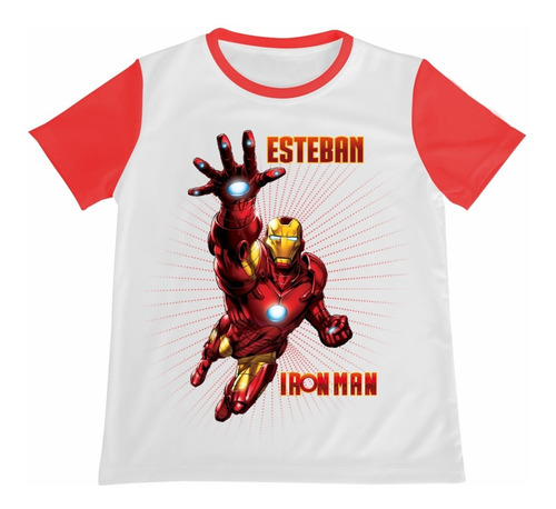 Franela Camisa Niño Iron Man Iroman Algodon