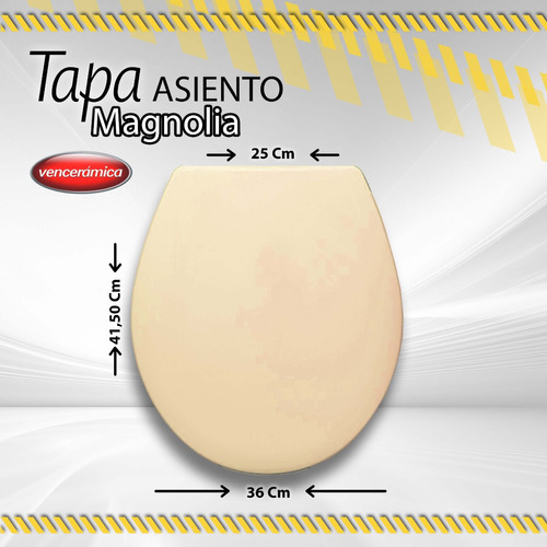 Tapa Asiento Magnolia Venceramica Bone / 000006621