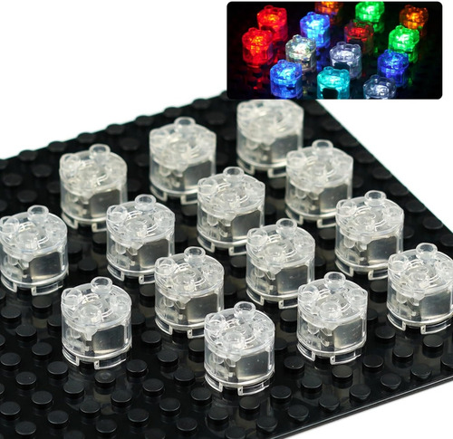 Transparente Led Luz Compatible Con Lego Bloques