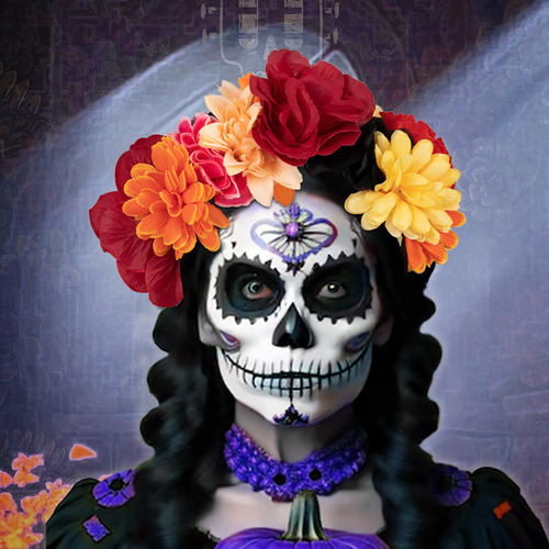 Diadema Con Accesorios Para Fiestas De Halloween, Para
