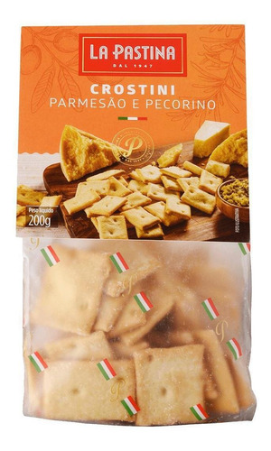 Crostini Parmesão E Pecorino La Pastina 200g