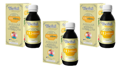 Jarabe Vrj Propóleo Therbal De 240ml 3 Pzas