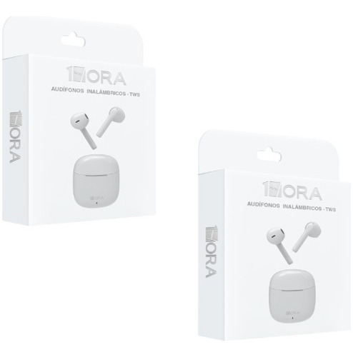 Kit 2 Piezas Audifonos Bluetooth 5.1 Inalambricos In-ear /e