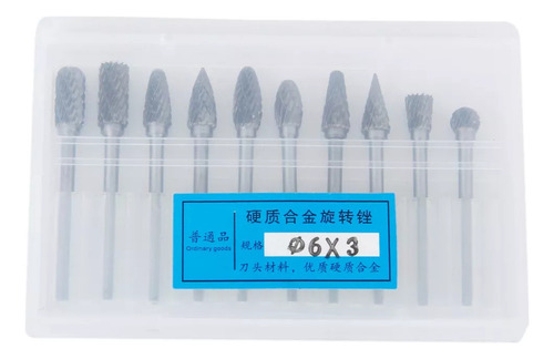 10 Piezas/kit De Cortador Rotativo De Tungsteno