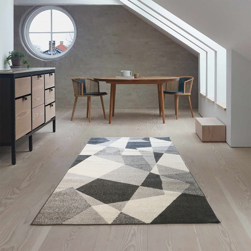 Alfombra Carpeta Moderna 160x230 Bricko Geometrica Living