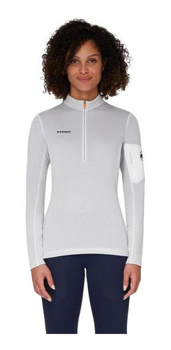 Polar Mujer Mammut Ultralight Aenergy Light Half Zip Blanco