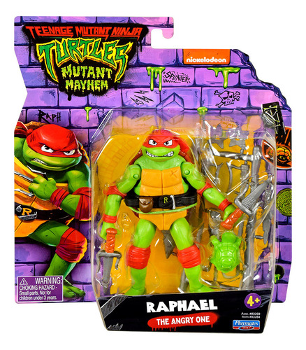 As Tartarugas Ninja - Boneco Raphael De 12cm Do Filme