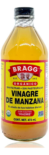 Vinagre De Manzana Orgánico 473 Ml Bragg