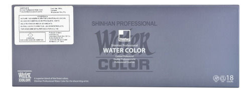 Set De 18 Acuarelas Profesionales 7.5ml Shinhan Art Watercol