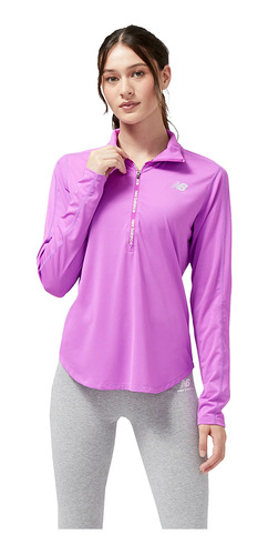 Campera New Balance Accelerate Half Zip - Wt23227com