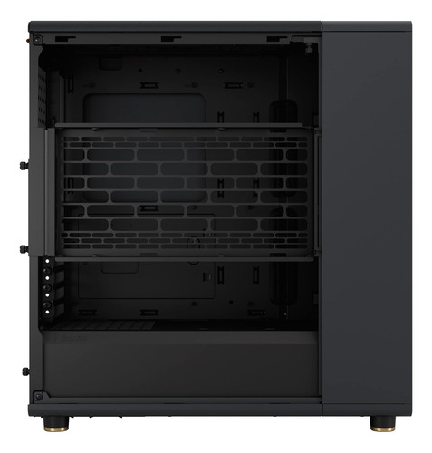Gabinete Caja Cpu Computadora Diseño Fractal Simil Madera