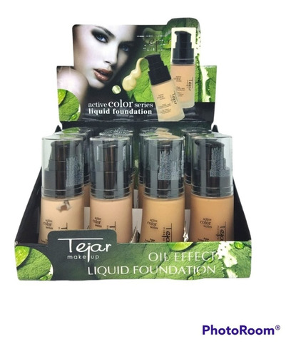 Tejar Make Up Liquido Fundacion Active Color Oil Efecto