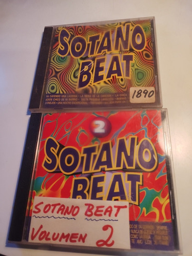 Sótano Beat 1 Y 2 Cds Iracundos Mano Tormenta Donald Etc Etc