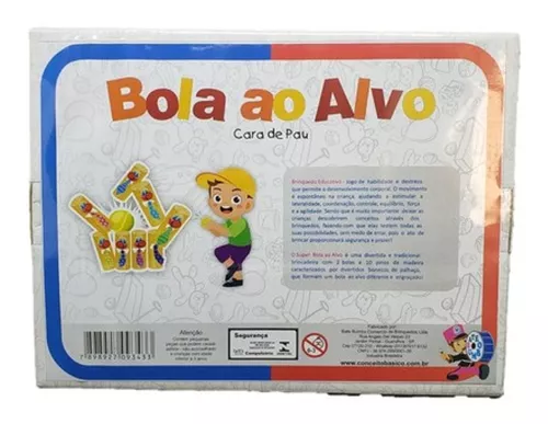 Jogo Bola No Alvo 7 x 24 x 41Cm - Dican - Outros Jogos - Magazine Luiza