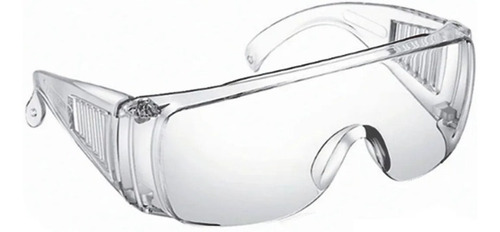 100 Pç Óculos Proteção Segurança Sobrepor Incolor Anti Risco