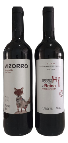 Kit Tinto Espanhol Vizorro E Castillo De Monte La Reina