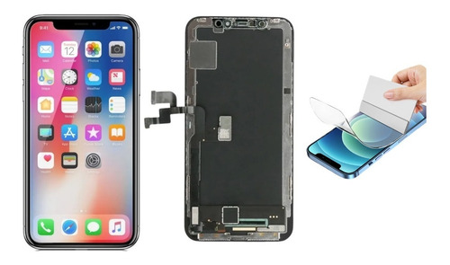 Pantalla Completa Compatible iPhone X A1865 + Mica Hidrogel