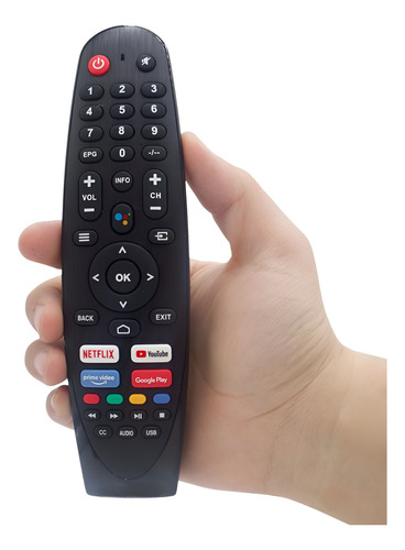 Lote De 3pz Controles Remotos Sansui Smart Google Play