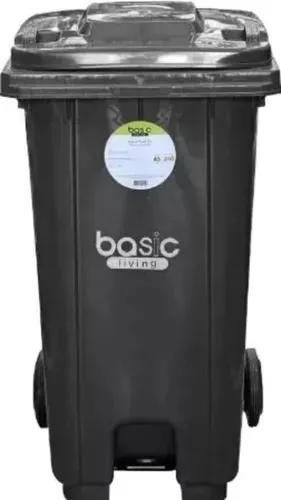 Bc-elec - GX-009A Cubo de basura exterior 100 litros, contenedor de basura  100L sobre ruedas