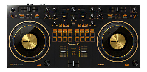 Controlador Dj Pioneer Ddj Rev1 2 Canales Estilo Dorado