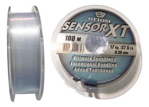 Linha Pesca Monofilamento Sensor Xt 0,35mm 17kg 100m Cor Branco