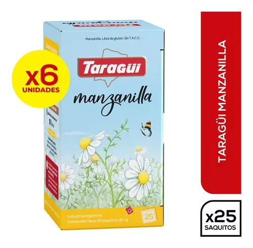 Té Taragüi Clásico Filtro Diamantado X 25saq