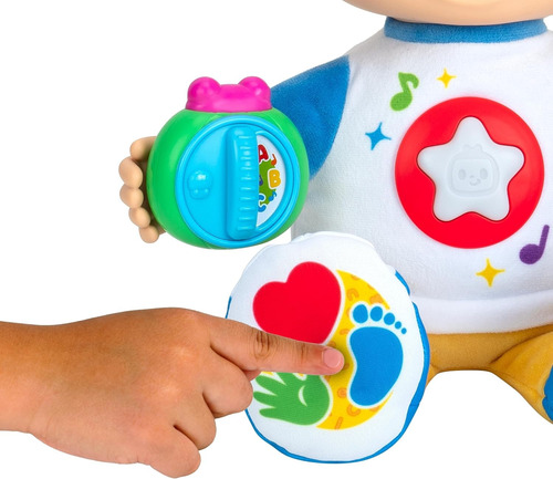Cocomelon Peluche Especial Discover 'n Play Jj Idioma Inglés