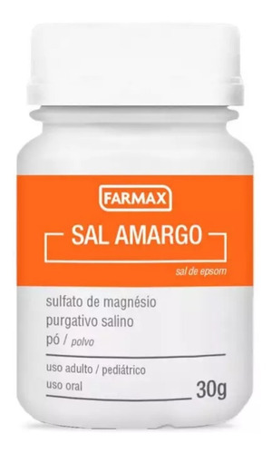 Sal Amargo Farmax Pó 30g  (limpeza Intestinal)