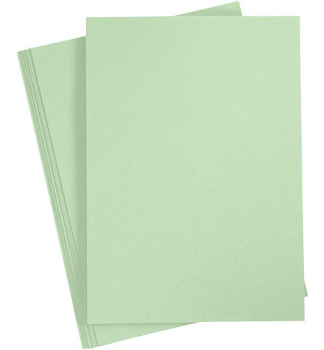 Opalina Verde Claro Papel Imprimible Carta 200 Gr 50h  