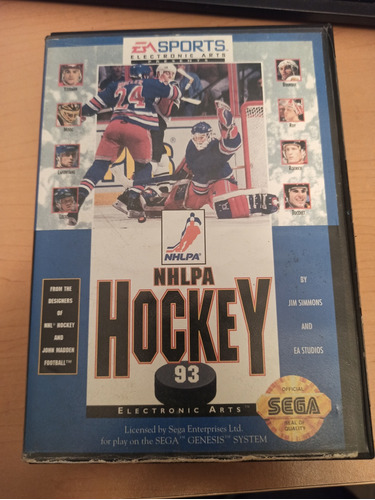 Nhlpa Hockey 93 Sega Genesis 