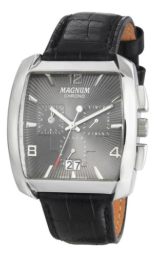 Relógio Magnum Masculino Ref: Ma21124t Cronógrafo Retangular