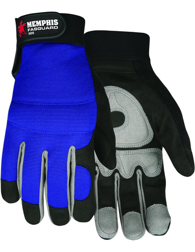 Mcr Safety 905m Fasguard - Guantes Multitarea De Cuero Sinté