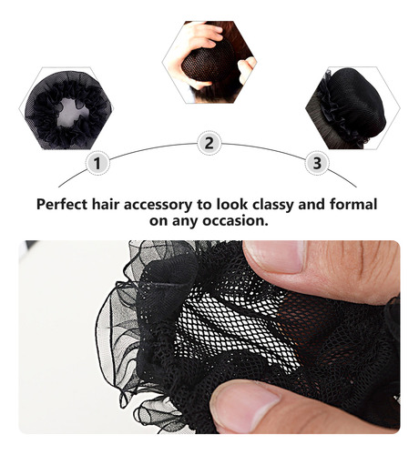 10 Redecillas Ligeras Para El Pelo, Cómodas, Para Bailar