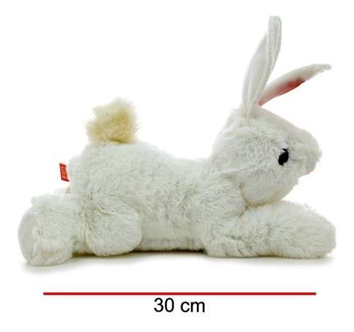 Imagen 3 de 5 de Peluche Conejo Echado 28cm Original Phi Phi Toys