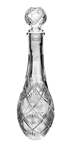 Imagem 1 de 2 de Licoreira De Vidro Trabalho Em Formato Gota Cristal - 1000ml