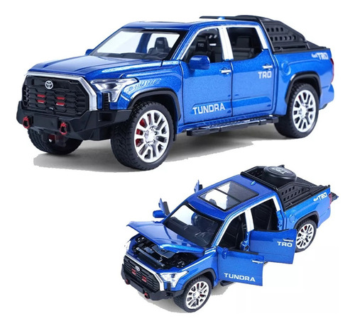 Coche Metálico Miniatura Toyota Tundra Camioneta Todoterreno