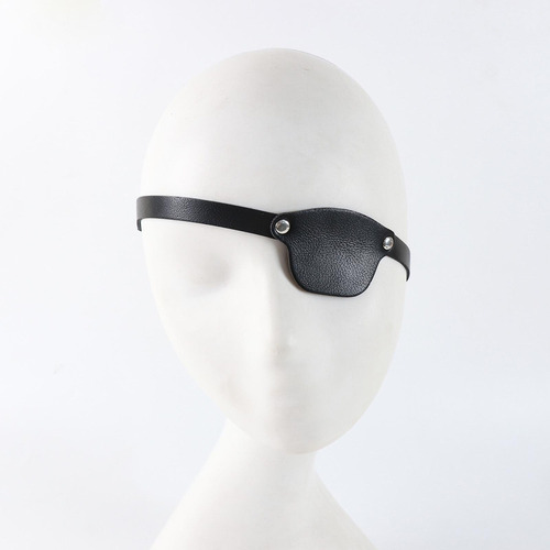 A Parche De Ojo Pirata Pu Vintage Ojo Único Ojo Izquierdo