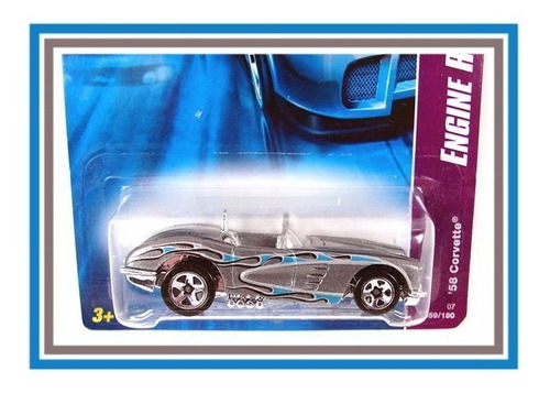 Hot Wheels 2007 Corvette '58 Revealers 3/4 Único En M. L. 