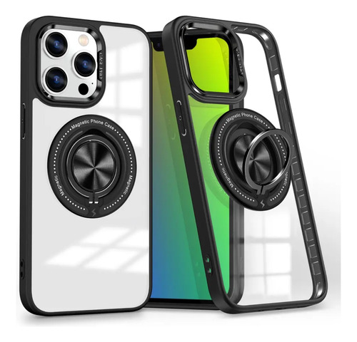 Capa Case Capinha P/ iPhone 14 Pro Max Suporte Anel Magsafe