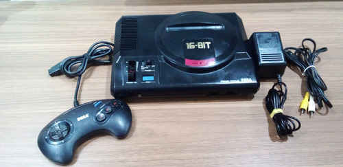Console Mega Drive Japonês Original Preto (Usado)