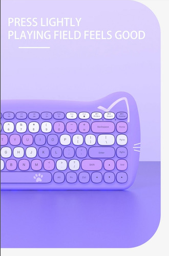 Teclado Mecânico Ajazz 3060i-84keys, Cor De Mistura Roxa
