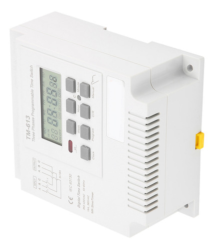 Relé De Tiempo Digital Tm-163 Trifásico 380v Smart Weekly