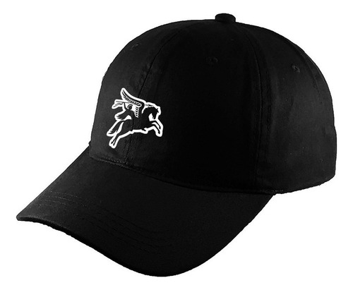 Gorra Clasica Algodón Negra Simbolos Escudos Logos R160