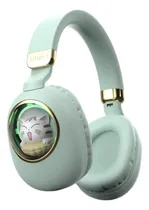 Comprar Auriculares Con Cable Para Niñas Y Niños, Inalámbricos Rosas Con Cancelación De Ruido, Auriculares Plegables Para Juegos Con Gatos Que Se Iluminan Por